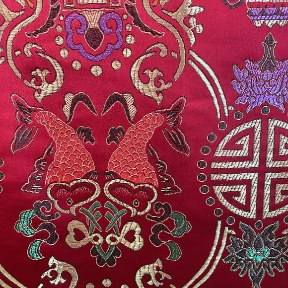 Sophie Chang Studio Embroidered Silk Reversible Kimono Jacket - Picture 11 of 16